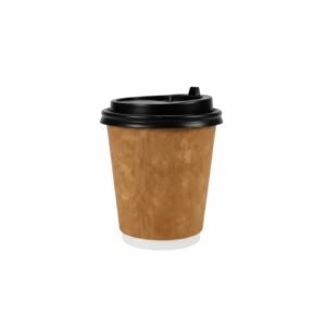 Vaso 8onz para café DOBLE con tapa