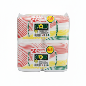 BANDEJA 6X6 S/DIV PAQ 25UND