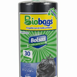 ROLLO BOLSA NEGRA 21x28 30UND