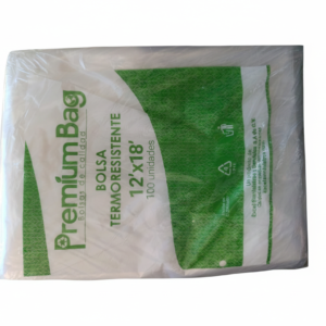 PAQ BOLSA TRANSPARENTE 12x18 (12lbs) 500UND