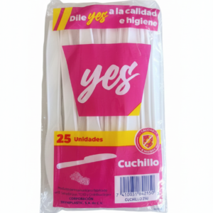 CUCHILLO PLAST PAQ 25UND