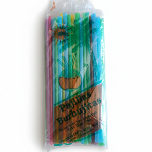 PAQ DE PAJILLAS PLASTICAS SEN