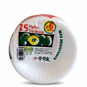 PLATO #6 HONDO PAQ 25UND